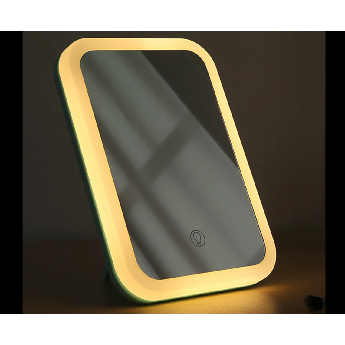 GENERIC Miroir De Maquillage Pliant Avec Lampe LED De Bureau Miroir De Bureau ... 4 GENERIC Miroir De Maquillage Pliant Avec Lampe LED De Bureau Miroir De Bureau ... – Image 2