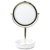 Beliani Miroir De Table Doré Et Blanc à LED ø 26 Cm SAVOIE 1 Beliani Miroir De Table Doré Et Blanc à LED ø 26 Cm SAVOIE -magasin Vente-unique miroir de table dore et blanc a led o 26 cm savoie 14074810 39089704 1140x1140