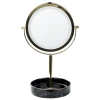 Beliani Miroir De Table Doré Et Noir à LED ø 26 Cm SAVOIE 1 Beliani Miroir De Table Doré Et Noir à LED ø 26 Cm SAVOIE -magasin Vente-unique miroir de table dore et noir a led o 26 cm savoie 14074798 39089666 1140x1140