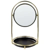 Beliani Miroir De Table Doré ø 15 Cm INDRE -magasin Vente-unique miroir de table dore o 15 cm indre 14074814 39089722 1140x1140