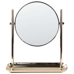 Beliani Miroir De Table Doré ø 20 Cm FINISTERE