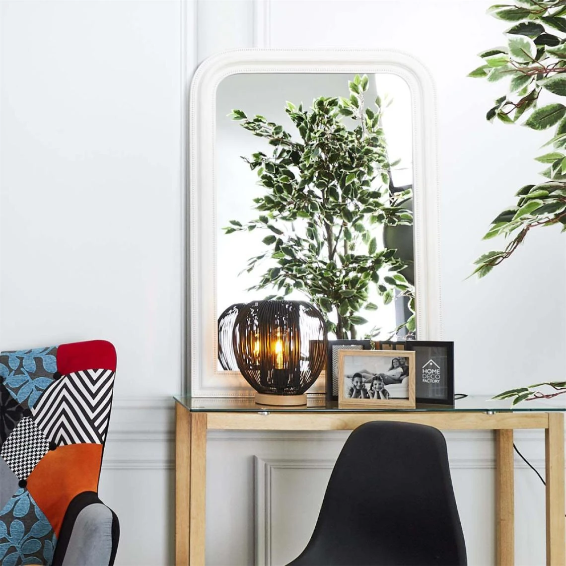 The Home Deco Factory Miroir Déco Moulure En Bois 104 X3 X 74 Cm. 5 The Home Deco Factory Miroir Déco Moulure En Bois 104 X3 X 74 Cm. – Image 3