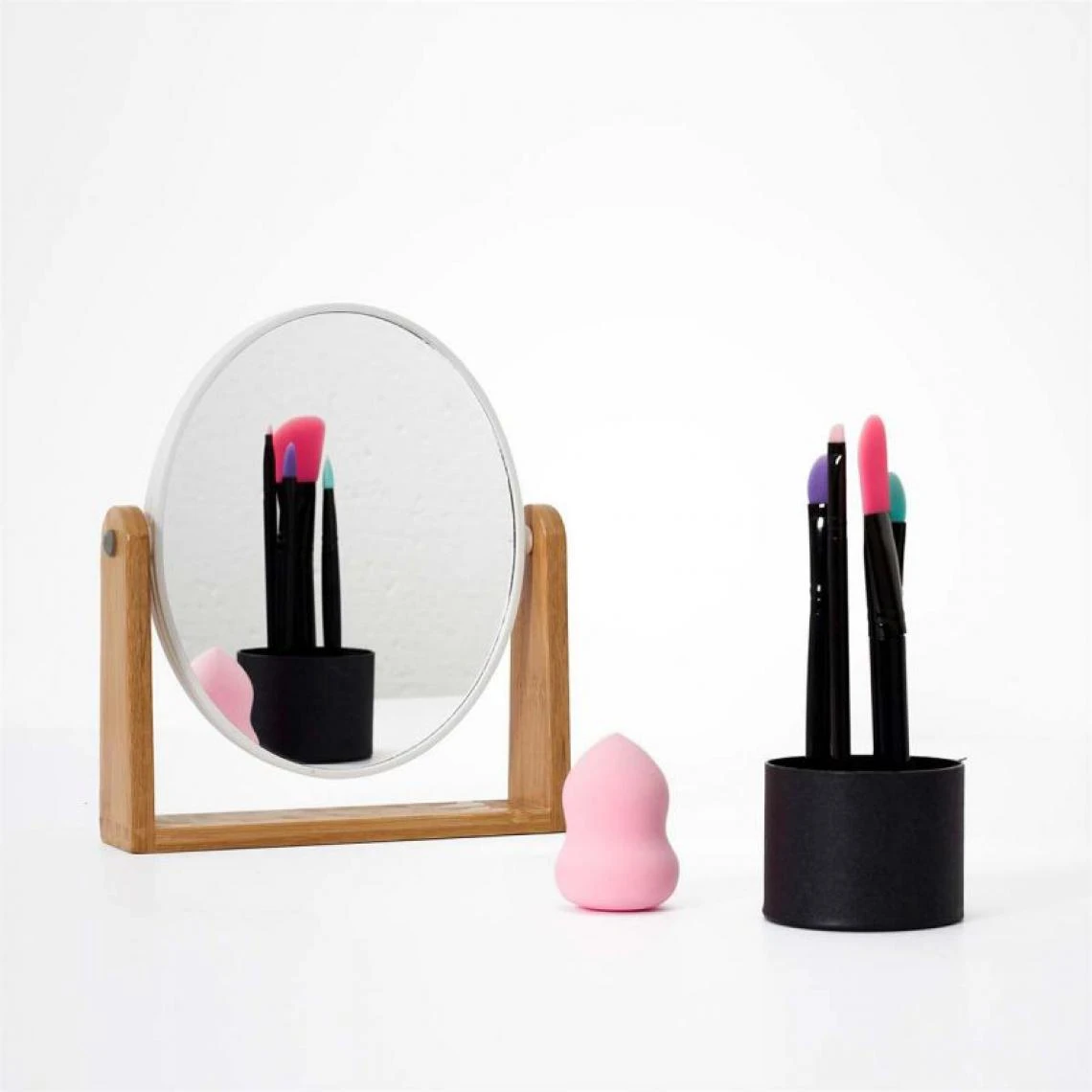 Paris Prix Miroir En Bambou Double Face 21cm Naturel 5 Paris Prix Miroir En Bambou Double Face 21cm Naturel – Image 3