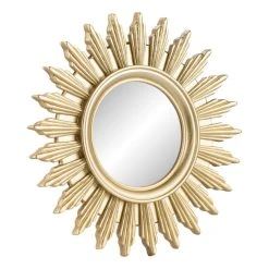 BUT Miroir Ex Voto Ø 25 Cm UKAN Doré