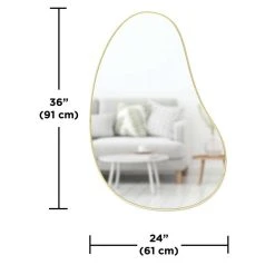 Umbra Miroir Finition Métallique Hubba 61 × 91 Cm Laiton. 8 Umbra Miroir Finition Métallique Hubba 61 × 91 Cm Laiton. -magasin Vente-unique miroir finition metallique hubba 61 91 cm laiton 14131196 39395208 1140x1140