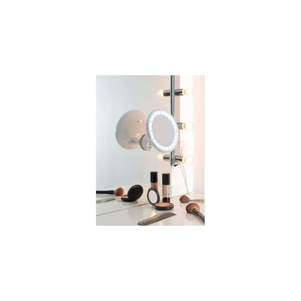 Sichler Beauty & Wellness Miroir Grossissant Lumineux Led - Avec Ventouse 3 Sichler Beauty & Wellness Miroir Grossissant Lumineux Led - Avec Ventouse