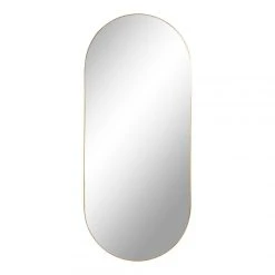 HOUSE NORDIC Miroir Doré JERSEY Ovale