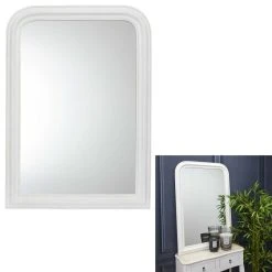 TOILINUX Miroir Moulures 73x104 Cm - Blanc 7 TOILINUX Miroir Moulures 73x104 Cm - Blanc -magasin Vente-unique miroir moulures 73x104 cm blanc 13620508 37469426 1140x1140