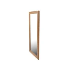 Vente-unique Miroir Rectangulaire En Teck Clair - 60 X 120 Cm - AMLAPURA