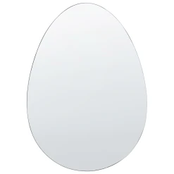 Beliani Miroir Mural Argenté 50 X 70 Cm MONTRESOR