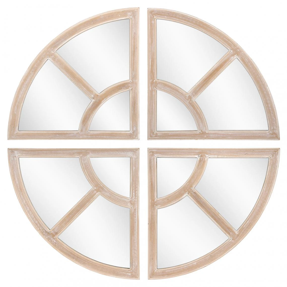 WOMO-DESIGN Miroir Mural Avec Cadre En Bois Massif Ø 120 Cm Bois De Manguier Desi... 3 WOMO-DESIGN Miroir Mural Avec Cadre En Bois Massif Ø 120 Cm Bois De Manguier Desi...