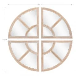 WOMO-DESIGN Miroir Mural Avec Cadre En Bois Massif Ø 120 Cm Bois De Manguier Desi... 10 WOMO-DESIGN Miroir Mural Avec Cadre En Bois Massif Ø 120 Cm Bois De Manguier Desi... -magasin Vente-unique miroir mural avec cadre en bois massif 120 cm bois de manguier design womo 11040736 28841762 1140x1140