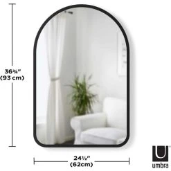 Umbra Miroir Mural Cintré 86 X 91 Cm Hub. 8 Umbra Miroir Mural Cintré 86 X 91 Cm Hub. -magasin Vente-unique miroir mural cintre 86 x 91 cm hub 13847606 38398814 1140x1140