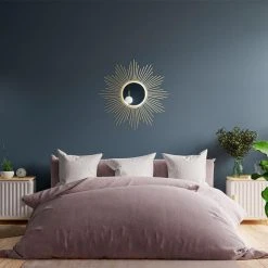 Other Miroir Mural Dans Un Cadre Doré 31 Cm -magasin Vente-unique miroir mural dans un cadre dore 31 cm 13798310 38150680 1140x1140