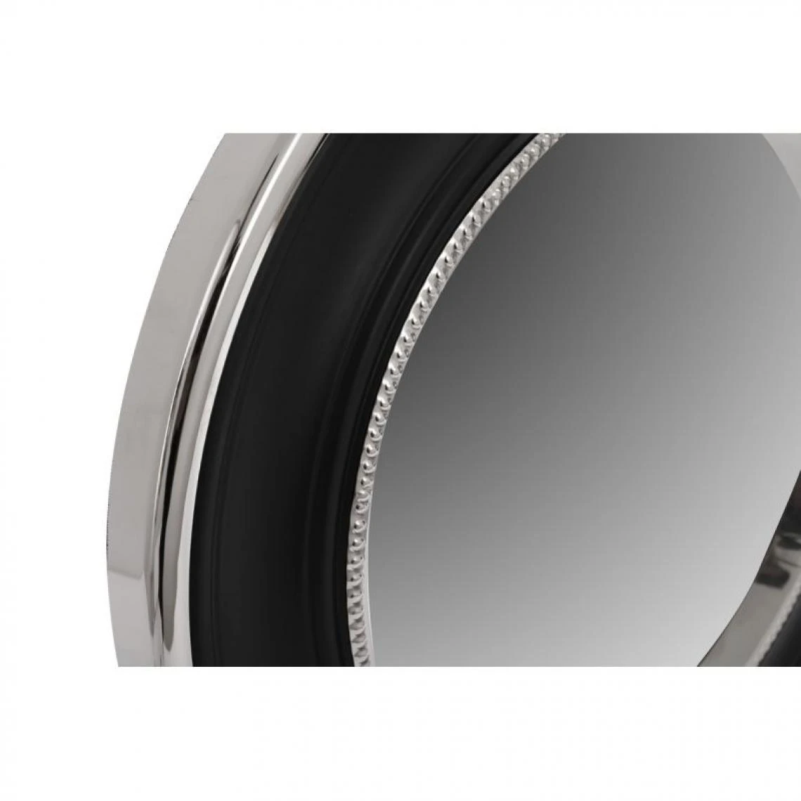 Paris Prix Miroir Mural Design Eleganca 45cm Argent & Noir 4 Paris Prix Miroir Mural Design Eleganca 45cm Argent & Noir – Image 2