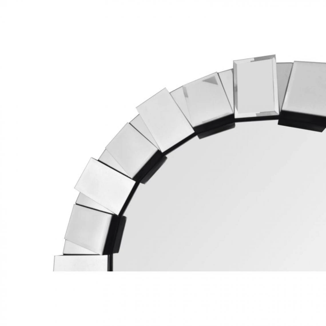 Paris Prix Miroir Mural Design Fortuna 80cm Argent 5 Paris Prix Miroir Mural Design Fortuna 80cm Argent – Image 3