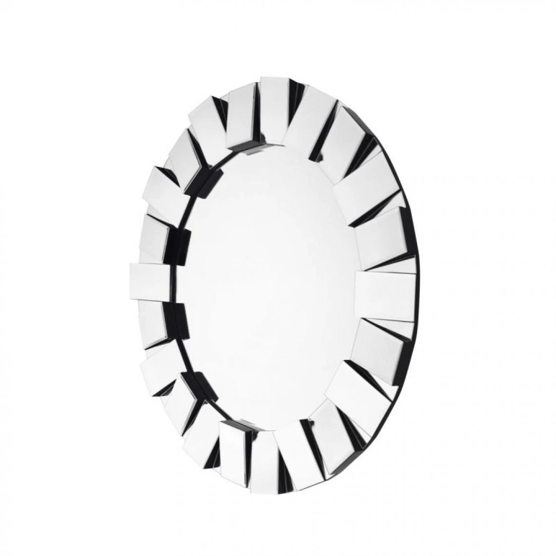 Paris Prix Miroir Mural Design Fortuna 80cm Argent 6 Paris Prix Miroir Mural Design Fortuna 80cm Argent – Image 4