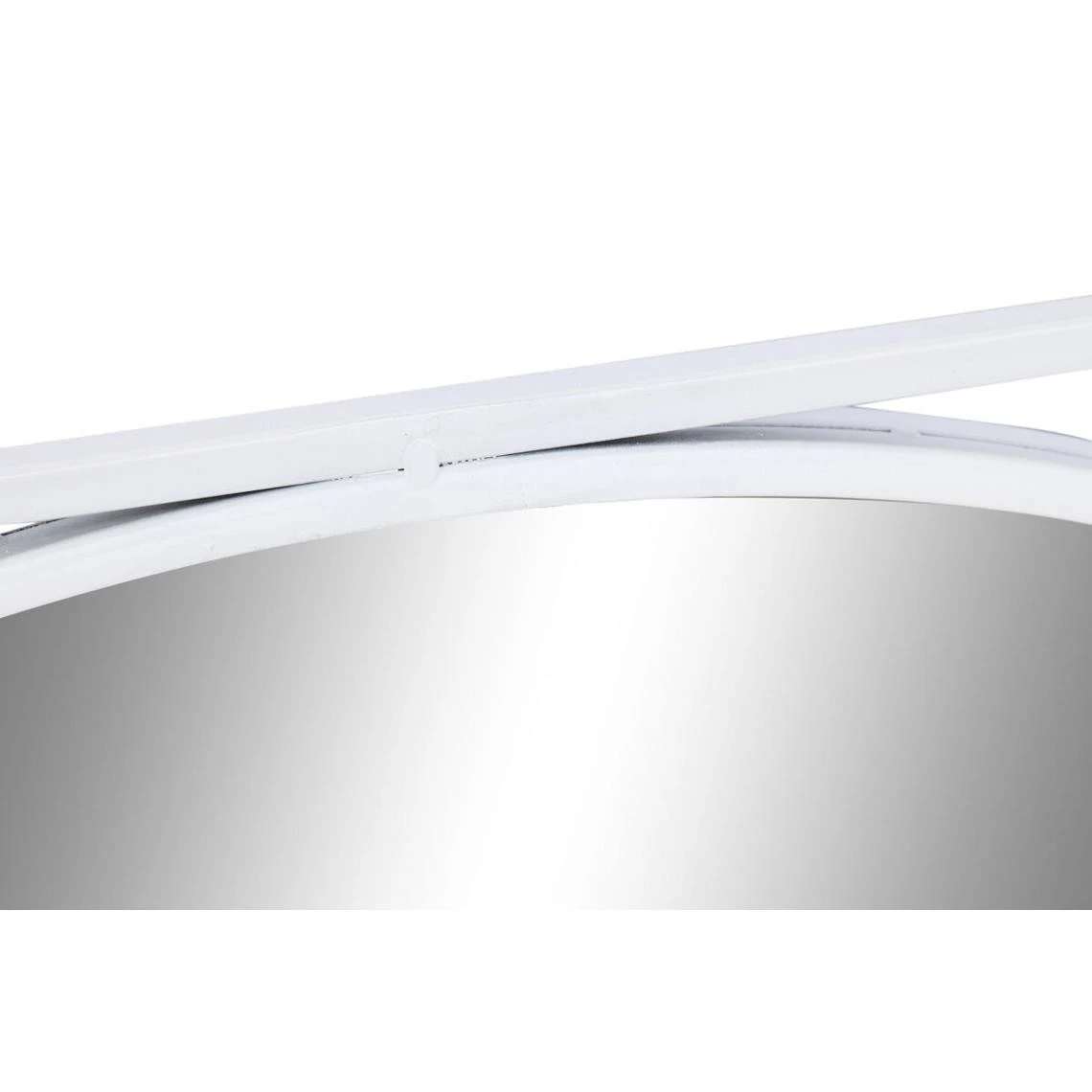 Miroir Mural DKD Home Decor 85,5 X 3 X 85,5 Cm Verre Blanc Fer 4 Miroir Mural DKD Home Decor 85,5 X 3 X 85,5 Cm Verre Blanc Fer â Image 2