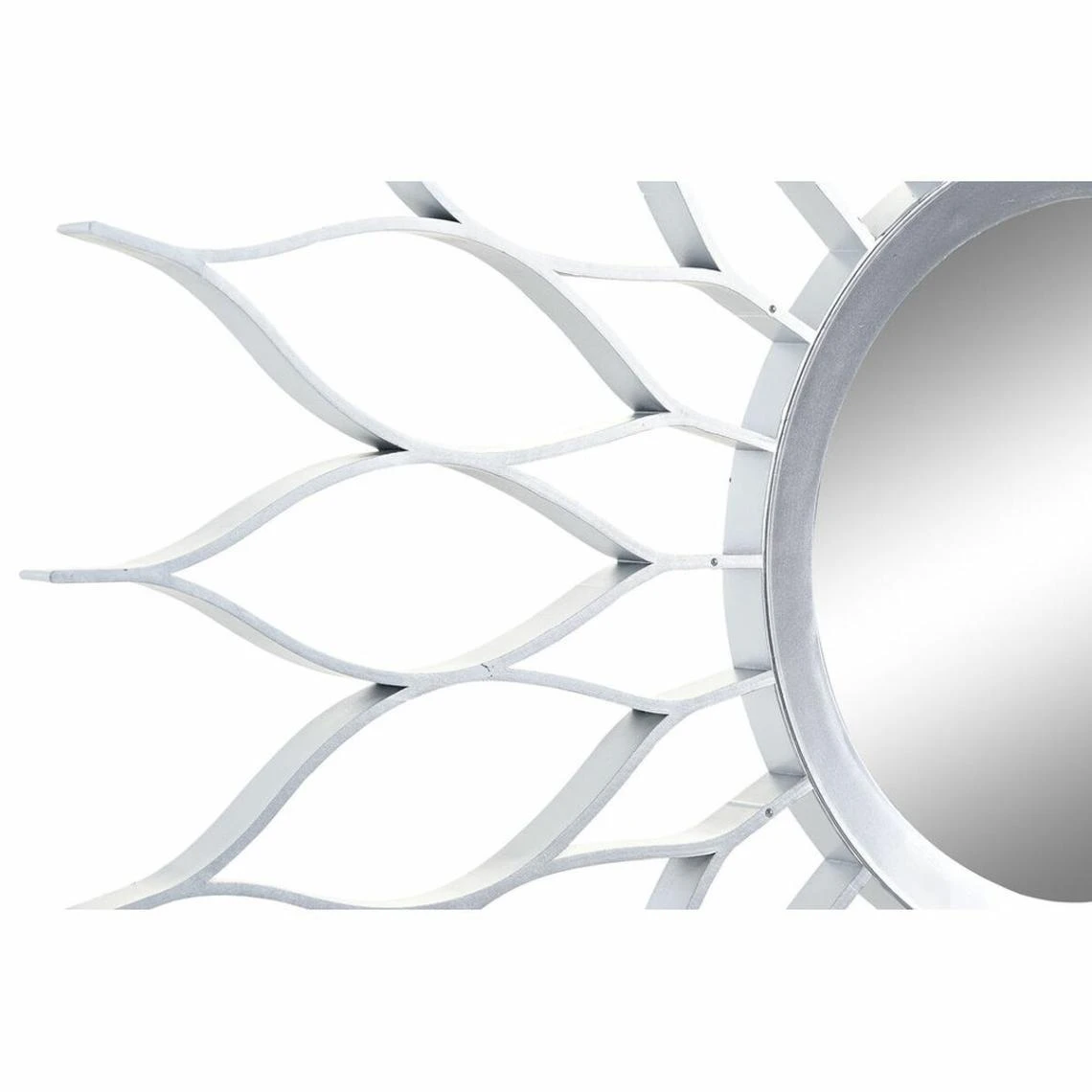 Miroir Mural DKD Home Decor Argent Champagne Polypropylène Miroir (2 ... 5 Miroir Mural DKD Home Decor Argent Champagne Polypropylène Miroir (2 ... – Image 3