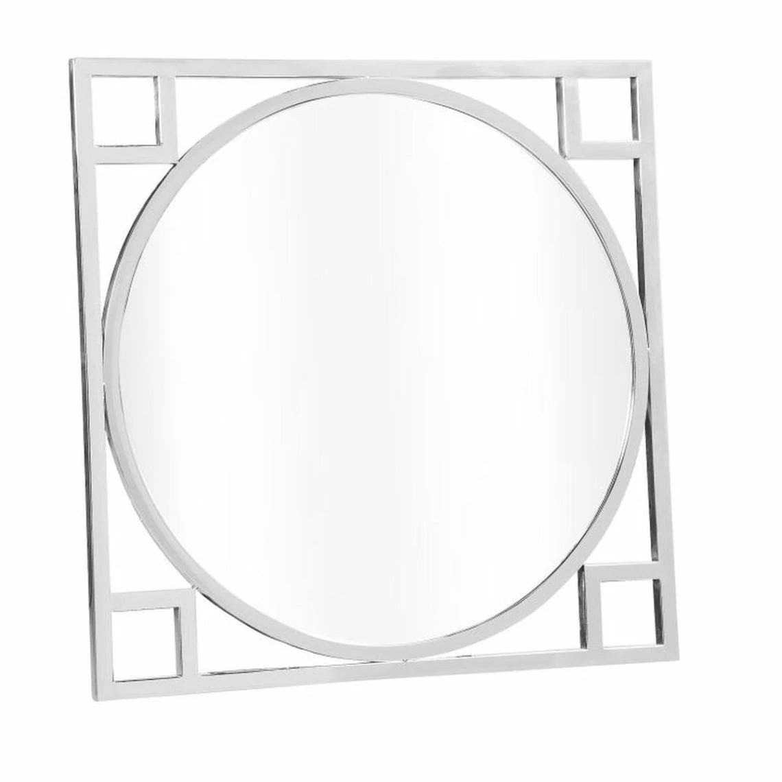 Miroir Mural DKD Home Decor Argent Verre Acier (70 X 2 X 70 Cm) 3 Miroir Mural DKD Home Decor Argent Verre Acier (70 X 2 X 70 Cm)