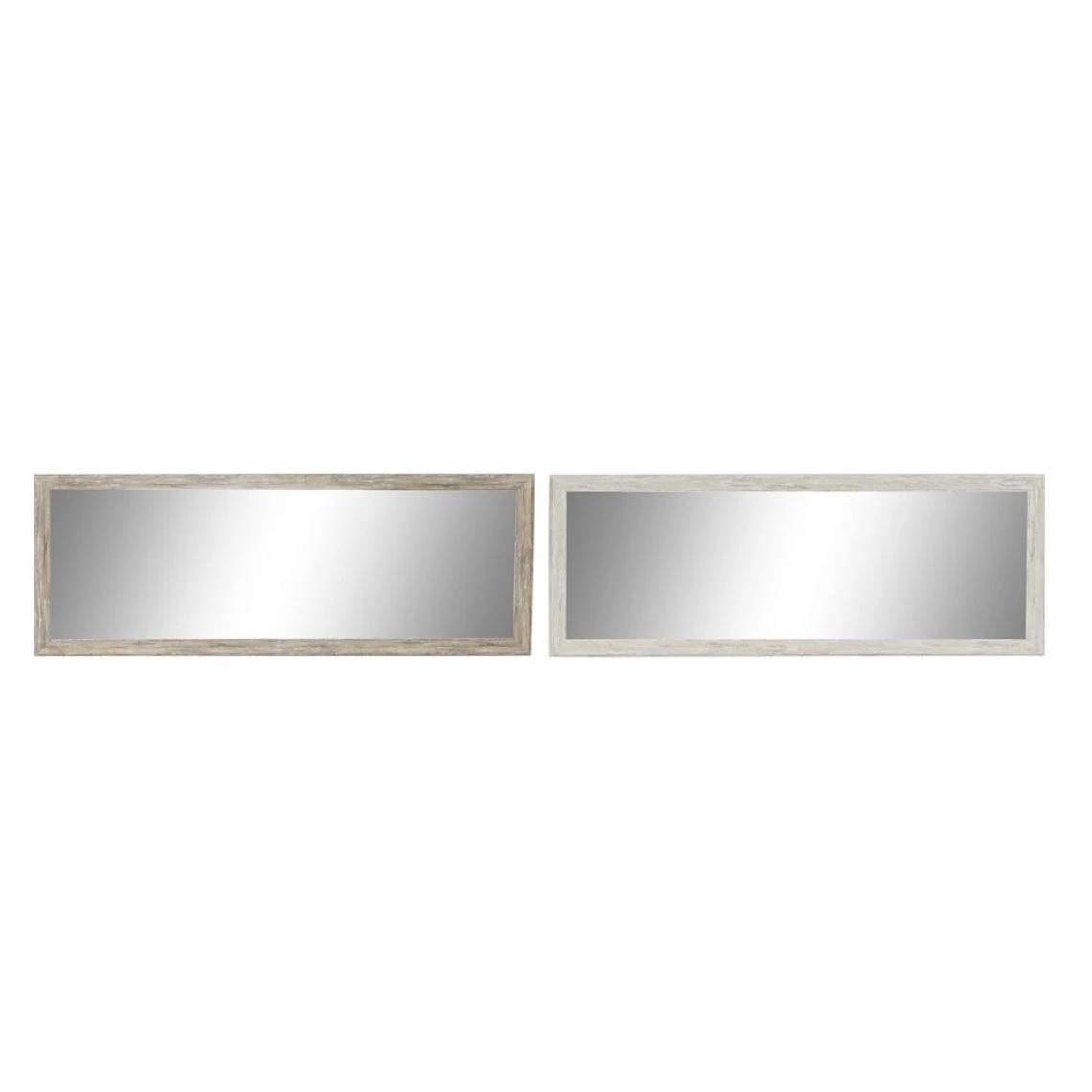 Miroir Mural DKD Home Decor Blanc Beige Verre Polystyrène (2 Pcs) (36... 3 Miroir Mural DKD Home Decor Blanc Beige Verre Polystyrène (2 Pcs) (36...