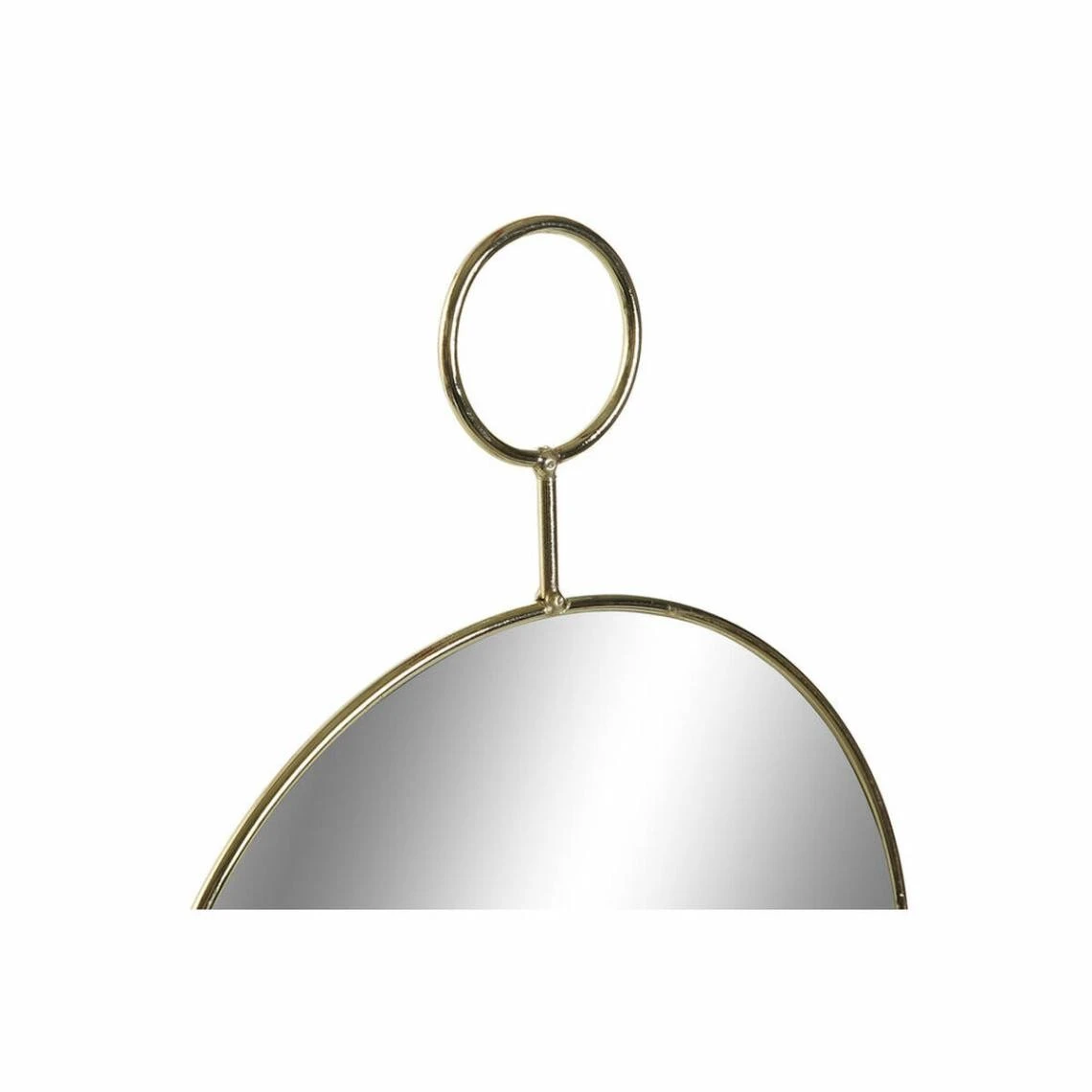 Miroir Mural DKD Home Decor Doré Métal (23 X 0,5 X 49 Cm) 4 Miroir Mural DKD Home Decor Doré Métal (23 X 0,5 X 49 Cm) – Image 2