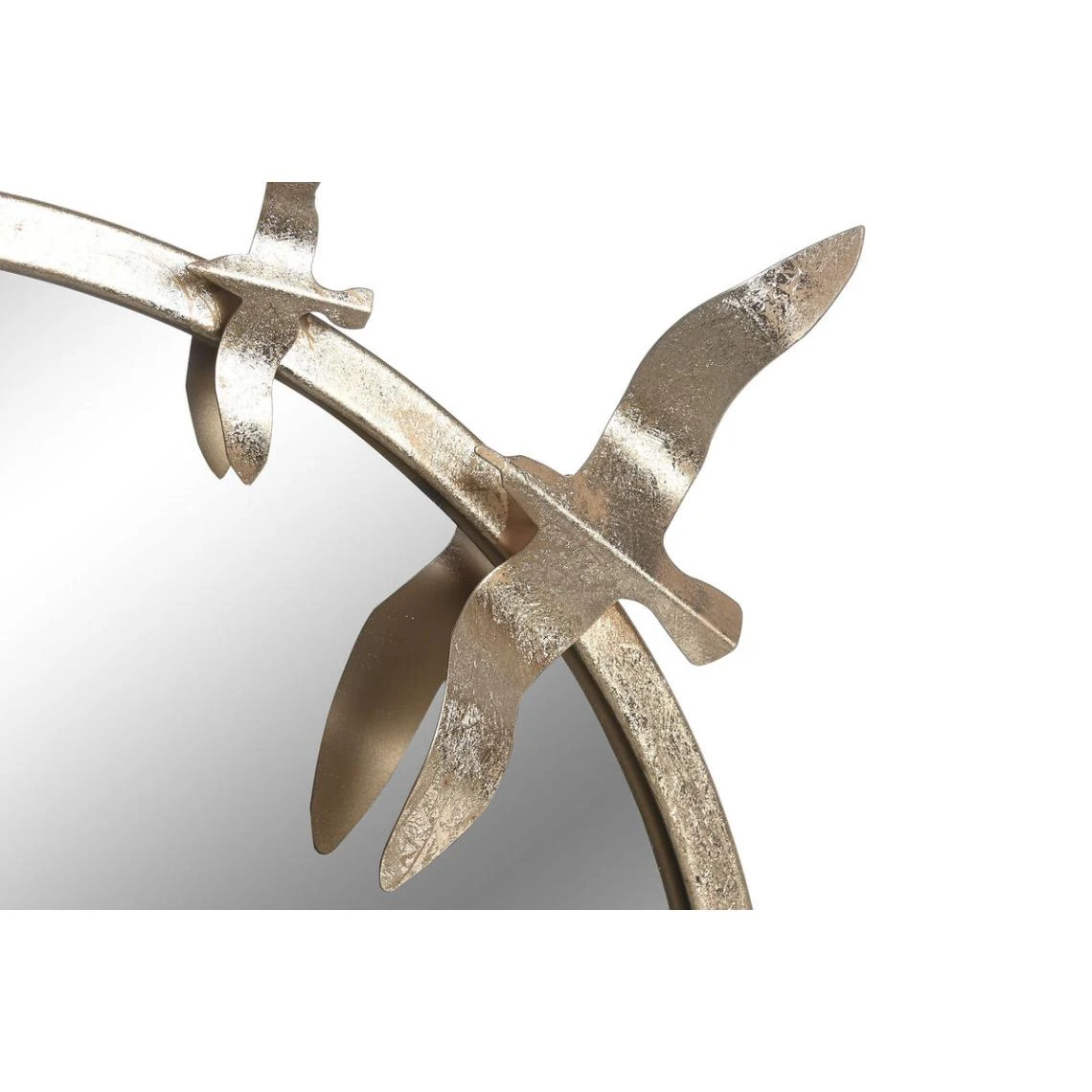 Miroir Mural DKD Home Decor Doré Métal (64 X 5 X 54 Cm) 5 Miroir Mural DKD Home Decor Doré Métal (64 X 5 X 54 Cm) – Image 3