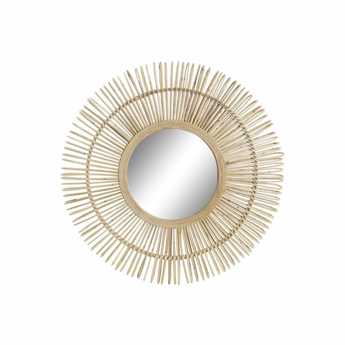 Miroir Mural DKD Home Decor Marron Rotin (70 X 4 X 70 Cm) 3 Miroir Mural DKD Home Decor Marron Rotin (70 X 4 X 70 Cm)