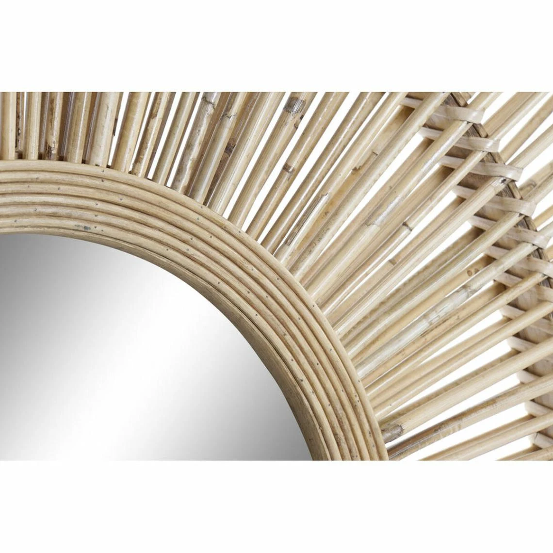 Miroir Mural DKD Home Decor Marron Rotin (70 X 4 X 70 Cm) 5 Miroir Mural DKD Home Decor Marron Rotin (70 X 4 X 70 Cm) – Image 3