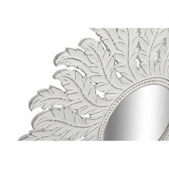Miroir Mural DKD Home Decor MDF Blanc Feuille D'une Plante (120 X 3 X ... -magasin Vente-unique miroir mural dkd home decor mdf blanc feuille dune plante 120 x 3 x 120 cm 14113498 39320752 1140x1140