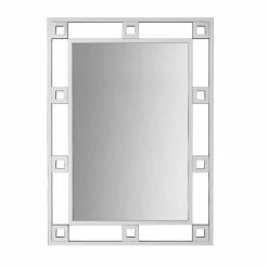 Miroir Mural DKD Home Decor Métal Argent (80 X 2 X 110 Cm)