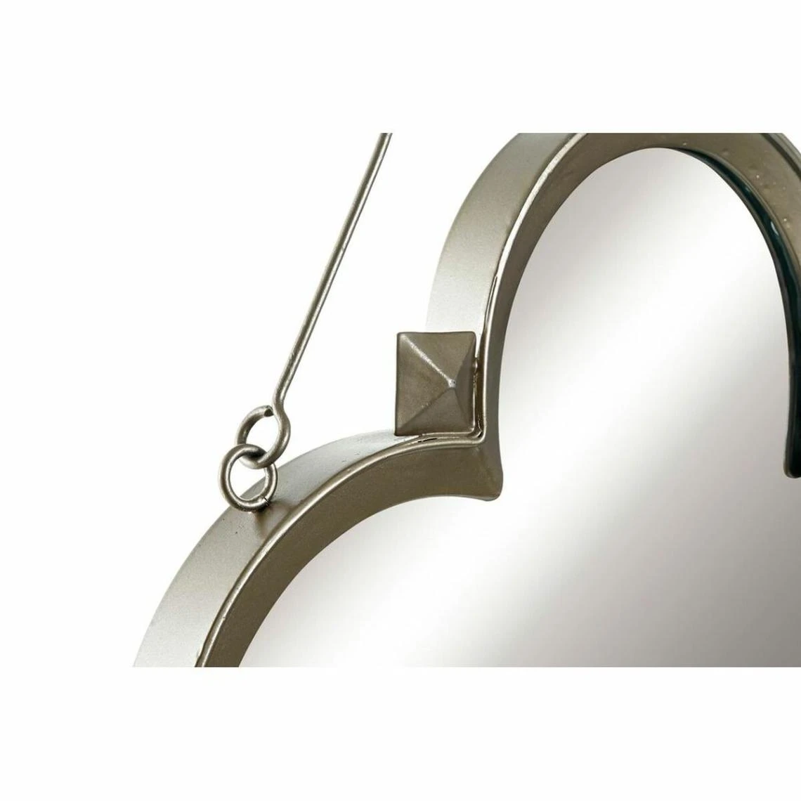 Miroir Mural DKD Home Decor Métal Verre Doré (40 X 3 X 40 Cm) 4 Miroir Mural DKD Home Decor Métal Verre Doré (40 X 3 X 40 Cm) – Image 2