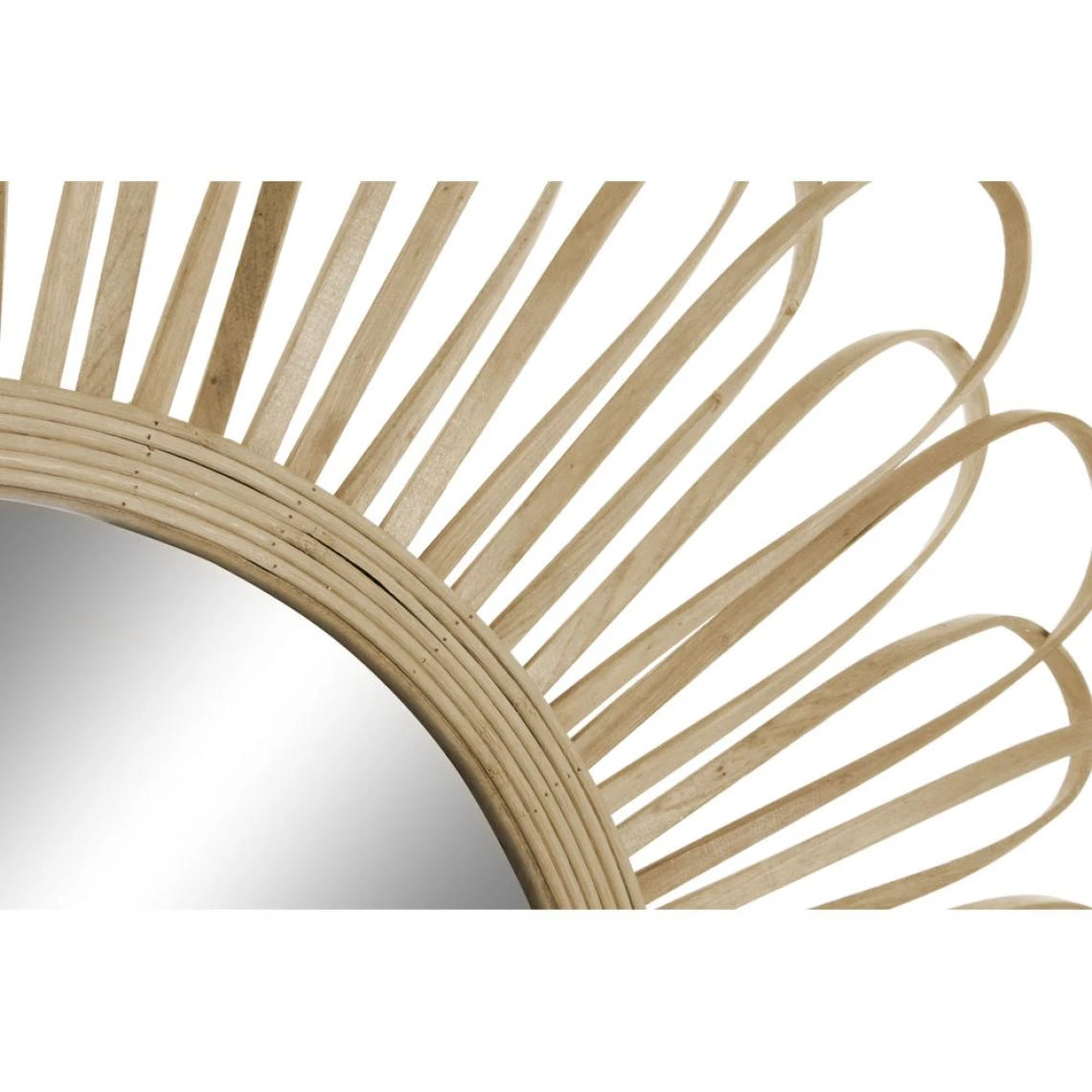 Miroir Mural DKD Home Decor Miroir Bambou (80 X 2.5 X 80 Cm) 5 Miroir Mural DKD Home Decor Miroir Bambou (80 X 2.5 X 80 Cm) – Image 3