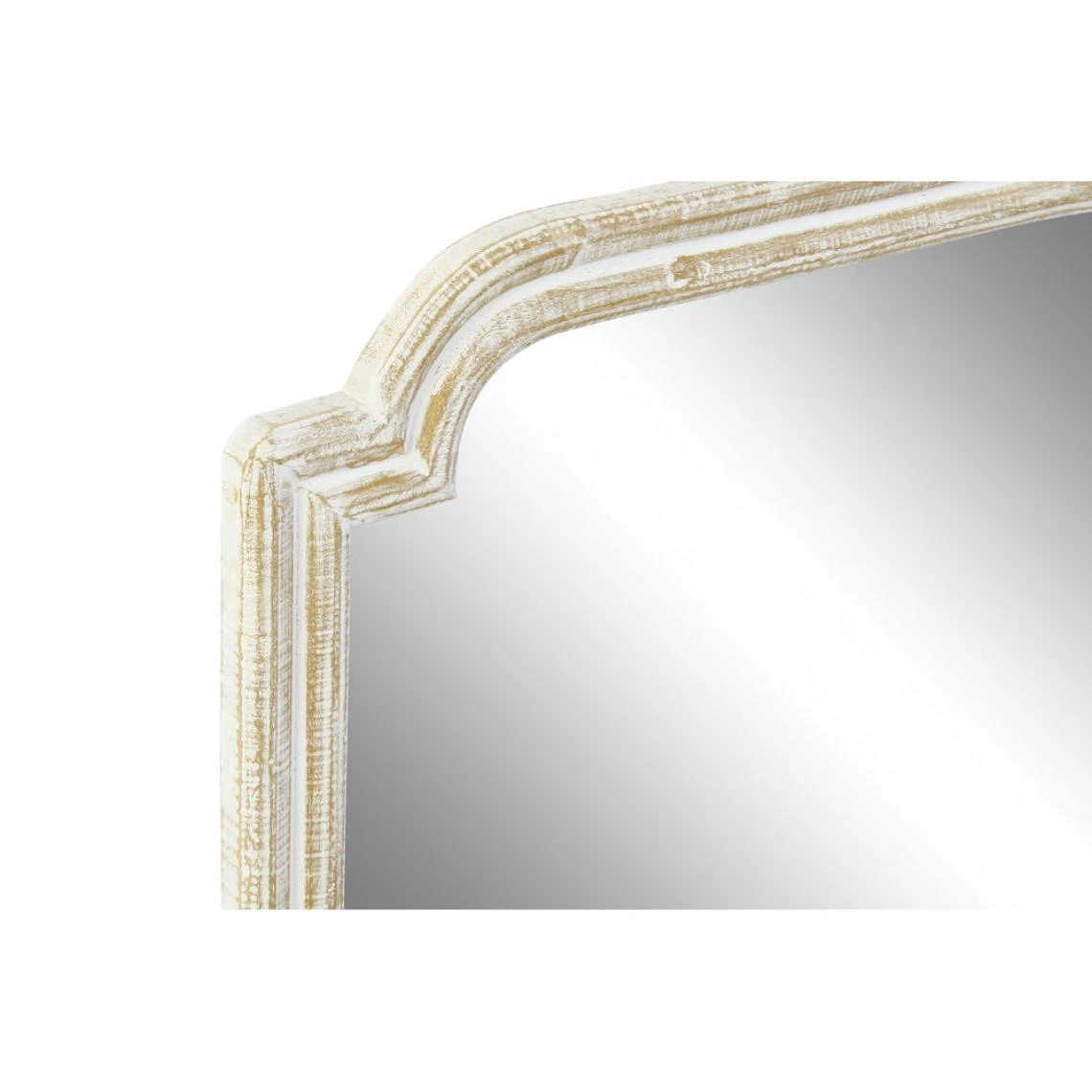 Miroir Mural DKD Home Decor Miroir Blanc Bois De Manguier (60 X 2 X 90... 4 Miroir Mural DKD Home Decor Miroir Blanc Bois De Manguier (60 X 2 X 90... – Image 2