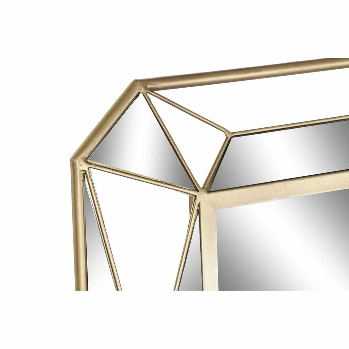 Miroir Mural DKD Home Decor Miroir Doré Métal (60 X 5,5 X 120 Cm) 4 Miroir Mural DKD Home Decor Miroir Doré Métal (60 X 5,5 X 120 Cm) – Image 2