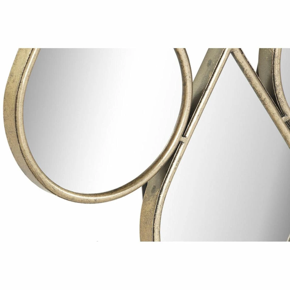 Miroir Mural DKD Home Decor Miroir Doré Métal (65 X 2,5 X 72,5 Cm) 4 Miroir Mural DKD Home Decor Miroir Doré Métal (65 X 2,5 X 72,5 Cm) – Image 2
