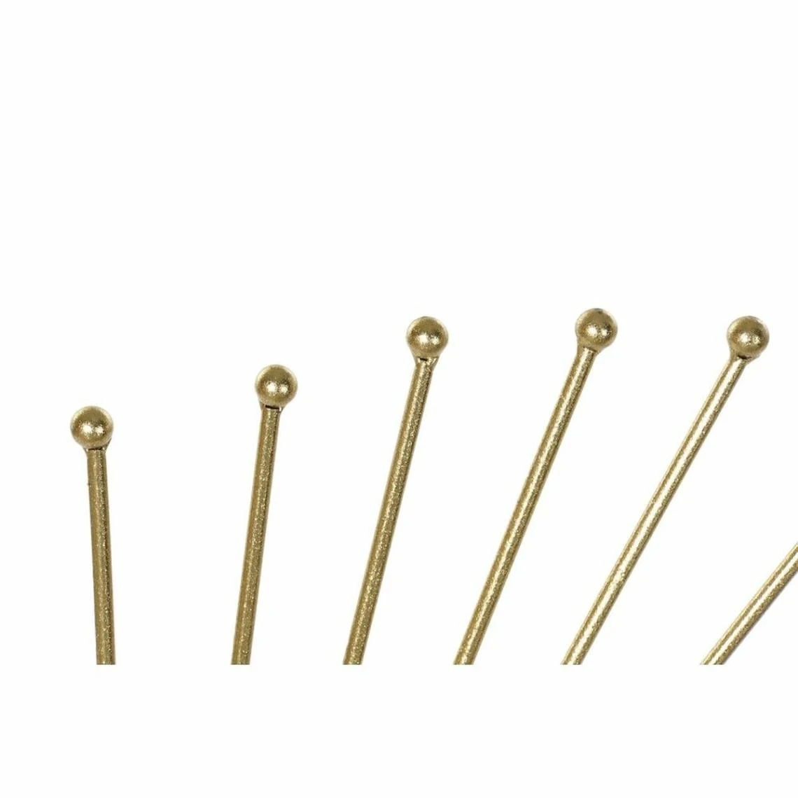 Miroir Mural DKD Home Decor Miroir Doré Métal (84 X 2,5 X 84 Cm) 4 Miroir Mural DKD Home Decor Miroir Doré Métal (84 X 2,5 X 84 Cm) – Image 2