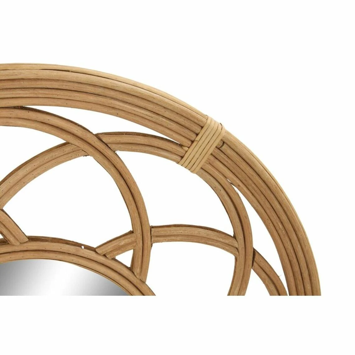 Miroir Mural DKD Home Decor Miroir Marron Rotin (80 X 2 X 80 Cm) 4 Miroir Mural DKD Home Decor Miroir Marron Rotin (80 X 2 X 80 Cm) – Image 2