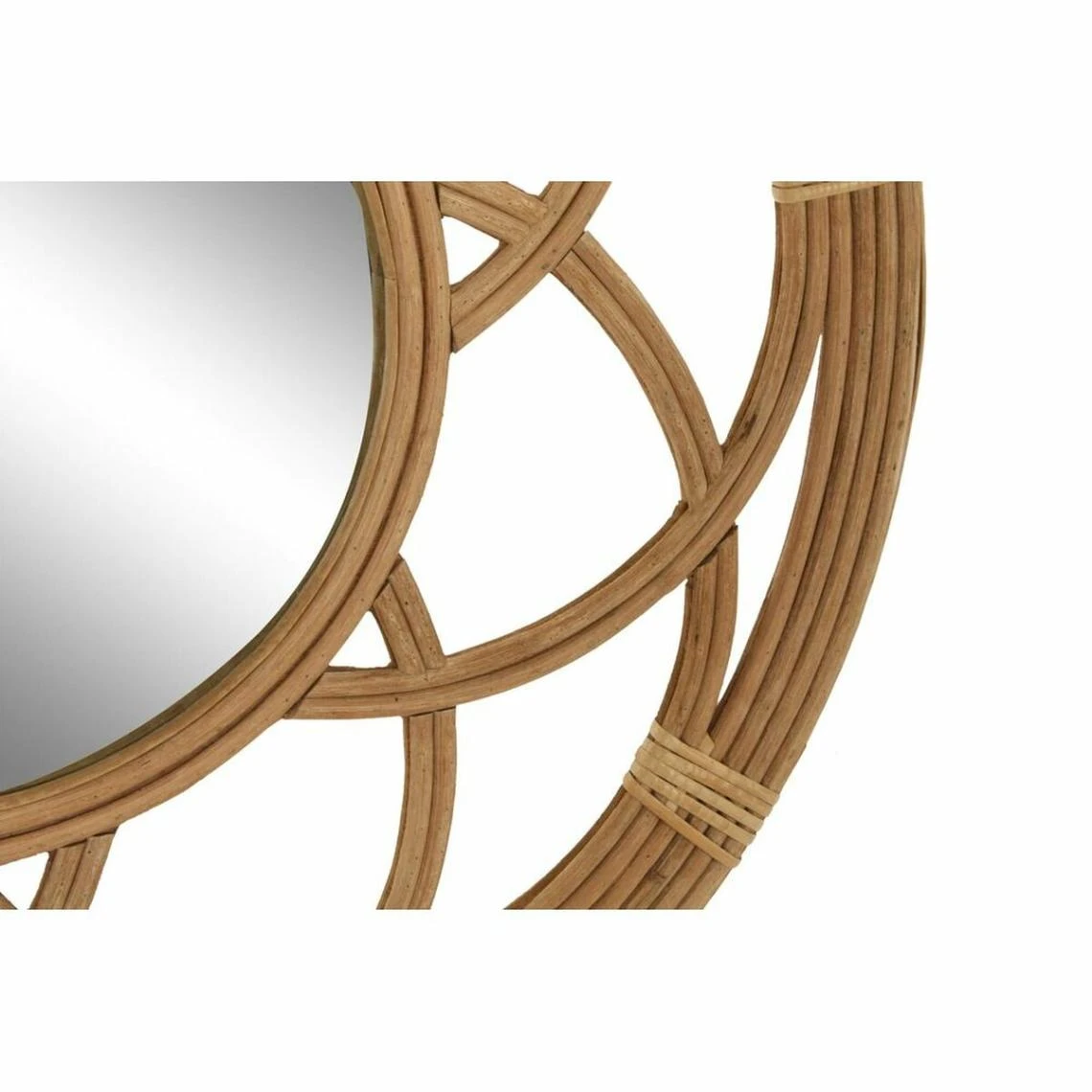 Miroir Mural DKD Home Decor Miroir Marron Rotin (80 X 2 X 80 Cm) 5 Miroir Mural DKD Home Decor Miroir Marron Rotin (80 X 2 X 80 Cm) – Image 3