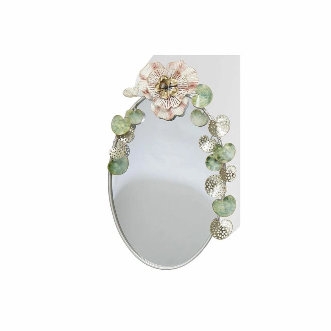 Miroir Mural DKD Home Decor Miroir Volets Rose Doré Métal (60.3 X 11... 3 Miroir Mural DKD Home Decor Miroir Volets Rose Doré Métal (60.3 X 11...