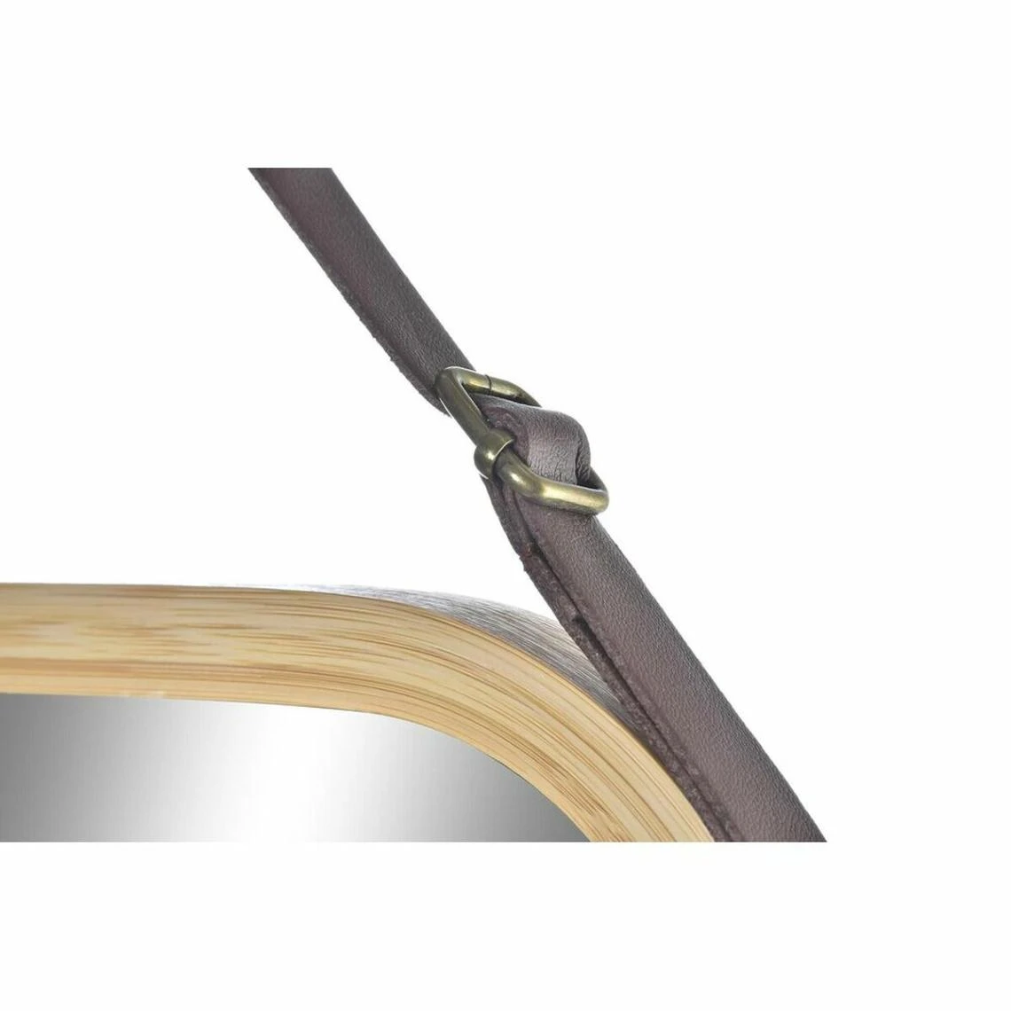 Miroir Mural DKD Home Decor Naturel PU (33 X 1,5 X 40,5 Cm) 4 Miroir Mural DKD Home Decor Naturel PU (33 X 1,5 X 40,5 Cm) – Image 2