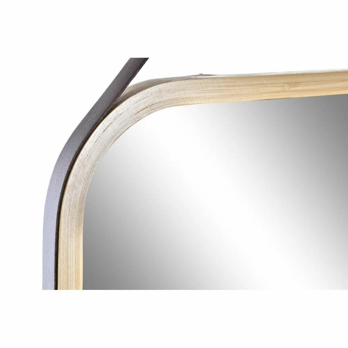 Miroir Mural DKD Home Decor Naturel PU (33 X 1,5 X 40,5 Cm) 5 Miroir Mural DKD Home Decor Naturel PU (33 X 1,5 X 40,5 Cm) – Image 3