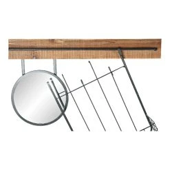 Miroir Mural DKD Home Decor Noir Métal Sapin Miroir (80 X 15 X 20 Cm) -magasin Vente-unique miroir mural dkd home decor noir metal sapin miroir 80 x 15 x 20 cm 13635036 37507558 1140x1140