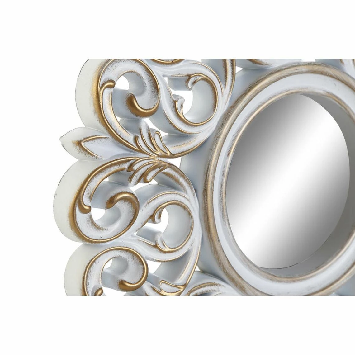 Miroir Mural DKD Home Decor Verre Bleu Blanc Polypropylène (35 X 2 X ... 5 Miroir Mural DKD Home Decor Verre Bleu Blanc Polypropylène (35 X 2 X ... – Image 3