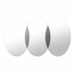 Miroir Mural DKD Home Decor Verre Cercles (119 X 2 X 70 Cm)