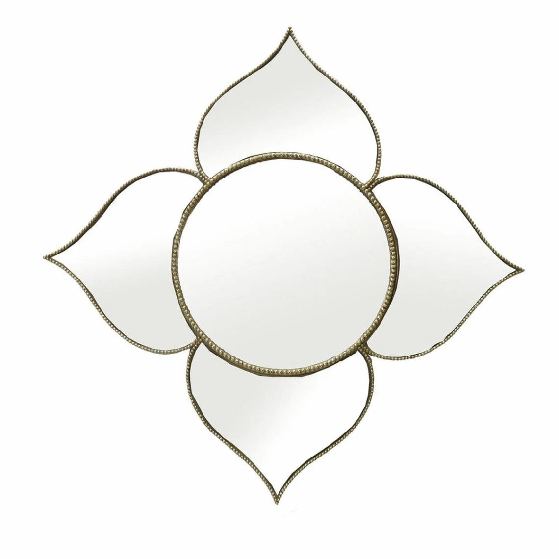 Miroir Mural DKD Home Decor Verre Doré Résine (55.5 X 1.5 X 55.5 Cm) 3 Miroir Mural DKD Home Decor Verre Doré Résine (55.5 X 1.5 X 55.5 Cm)