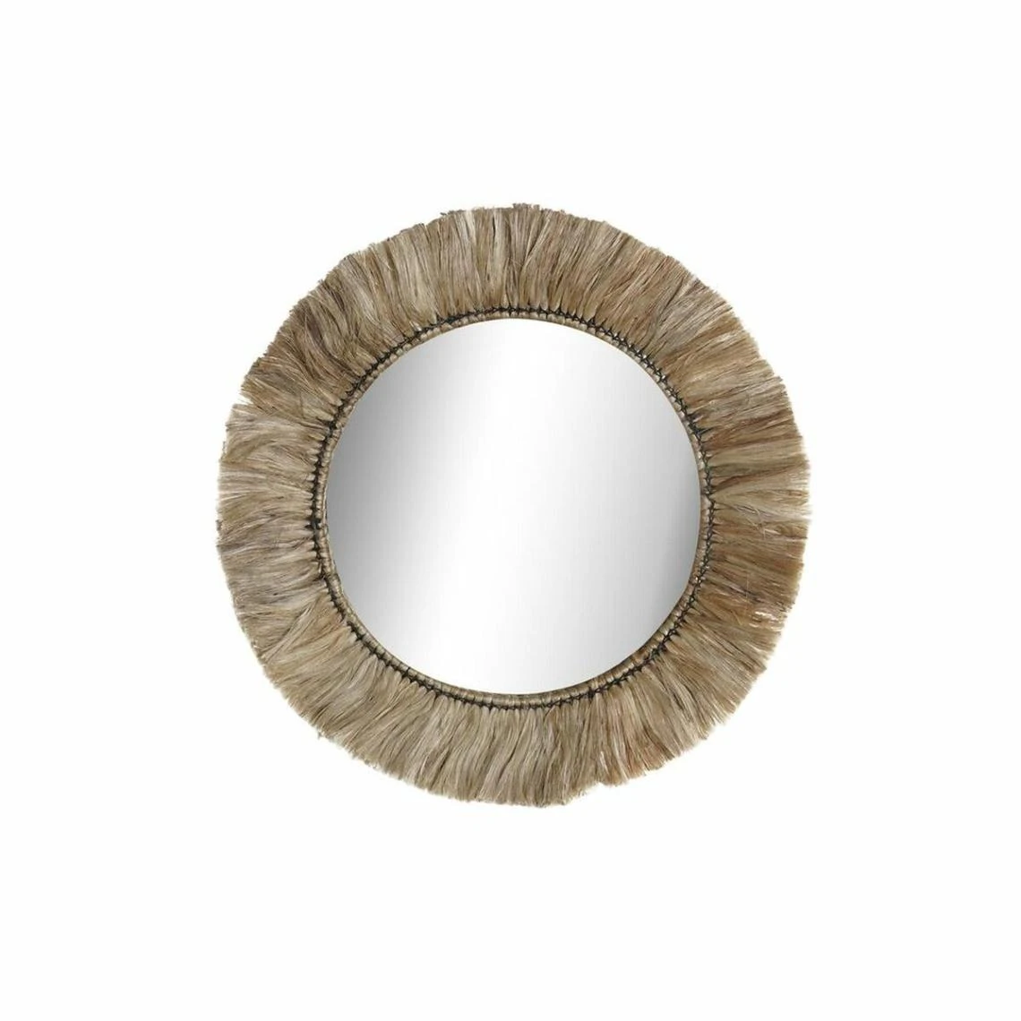 Miroir Mural DKD Home Decor Verre Naturel Jute (52 X 3 X 52 Cm) 3 Miroir Mural DKD Home Decor Verre Naturel Jute (52 X 3 X 52 Cm)