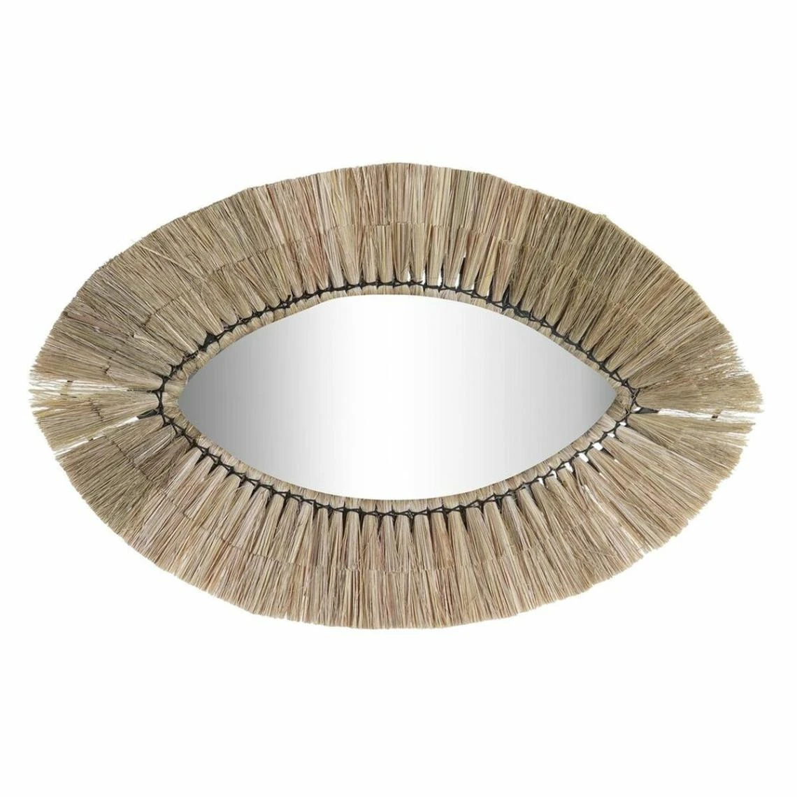 Miroir Mural DKD Home Decor Verre Naturel Jute (54 X 3 X 34 Cm) 3 Miroir Mural DKD Home Decor Verre Naturel Jute (54 X 3 X 34 Cm)
