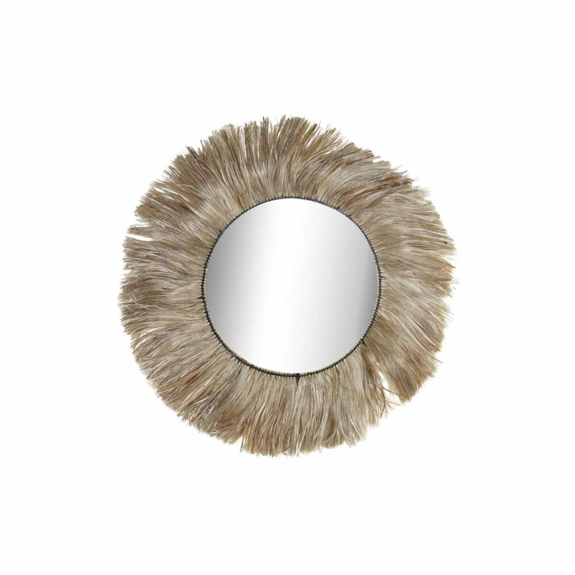 Miroir Mural DKD Home Decor Verre Naturel Jute (64 X 3 X 64 Cm) 3 Miroir Mural DKD Home Decor Verre Naturel Jute (64 X 3 X 64 Cm)