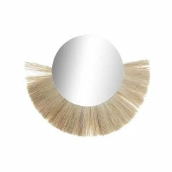 Miroir Mural DKD Home Decor Verre Naturel Jute (70 X 3 X 58 Cm)